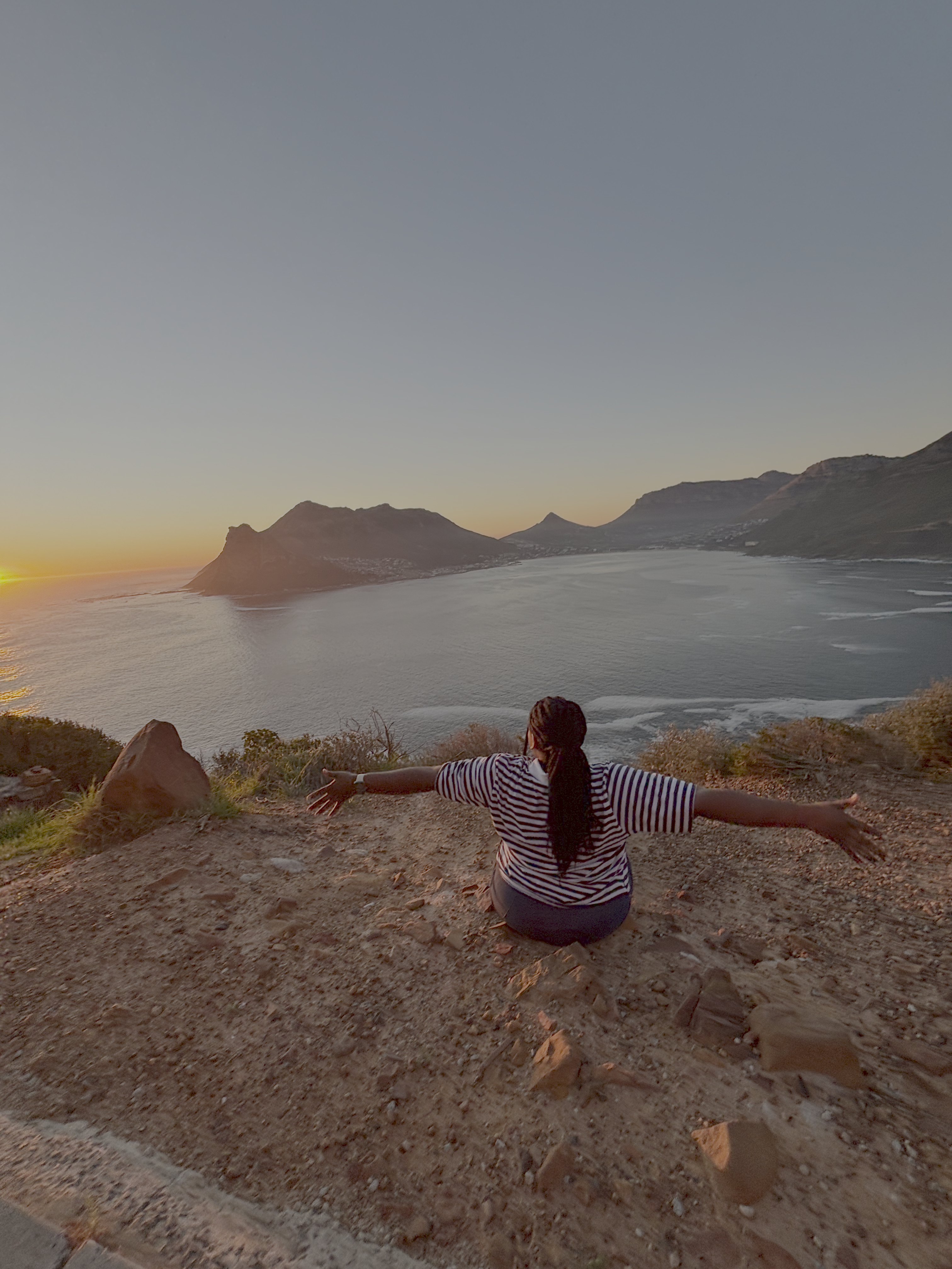 Embracing the sunset!